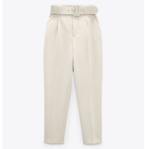 Zara cream beige pant color